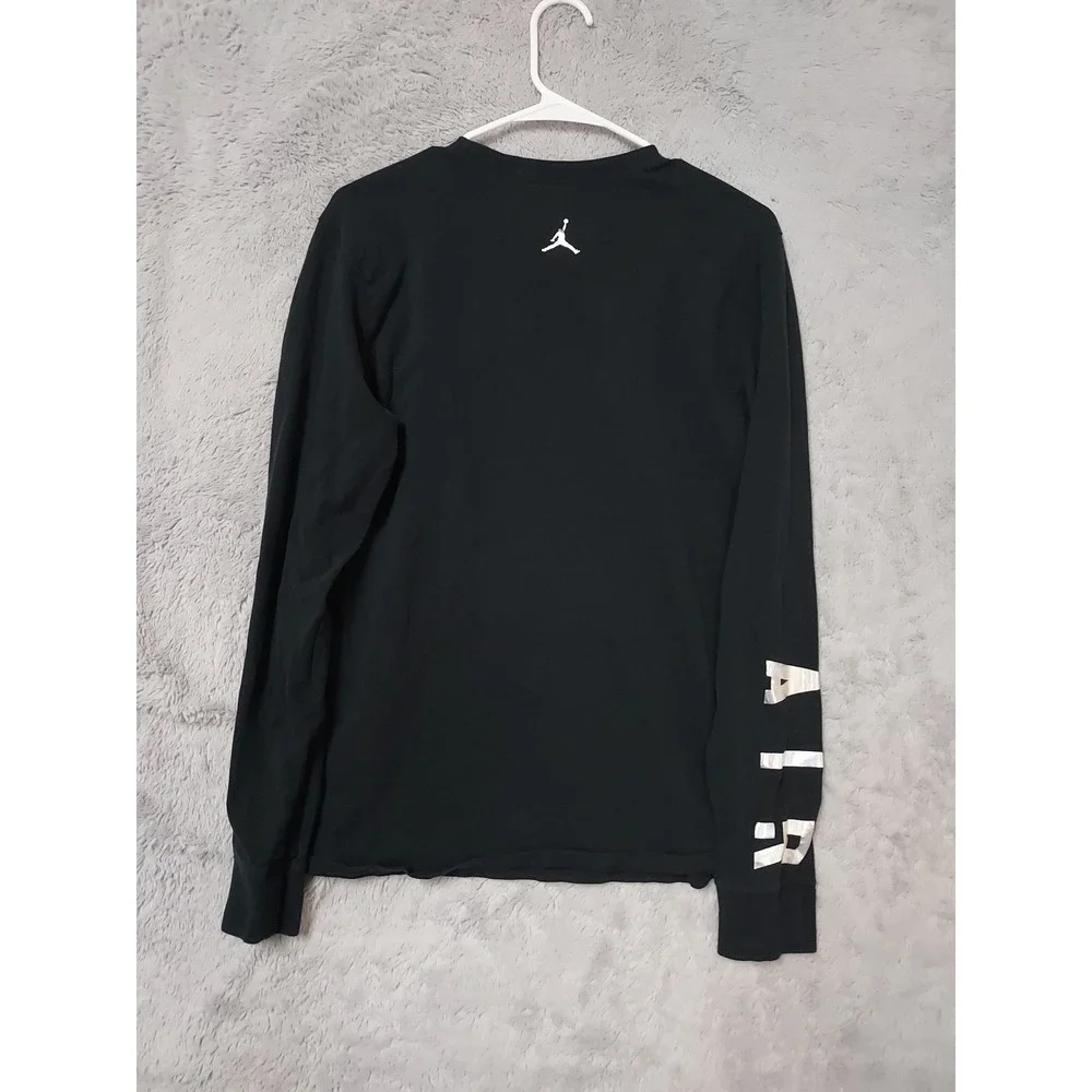 Jordan Shirt Mens Medium Long Sleeve Graphic Air Jordan 23 Jumpman Black Nike M